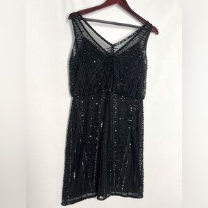 Adrianna Papell Vintage Beaded Dress
